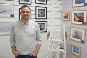 Dave Worton who's opened Inspire Photography Services at Dundas Indoor Market