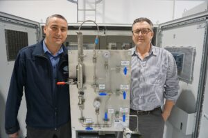 JBA SES Operations manager Graham Mclean (left) and principal business manager Gary Lawson