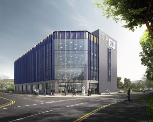 A CGI of the new building